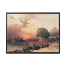 Approach of the simoom Desert of Gizeh illustration by David Roberts (1796–1864) - NOMADEN ART GALLERY