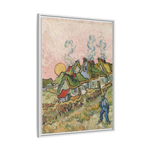Houses and Figure by Vincent van Gogh - NOMADEN ART GALLERY