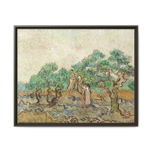 The Olive Orchard (1889) by Vincent van Gogh - Antique Framed Art Print - NOMADEN ART GALLERY