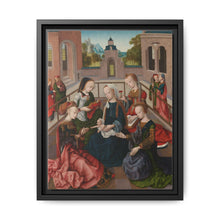 The Virgin and Child with Four Holy Virgins (c. 1495 - c. 1500) by Master of the Virgo inter Virgines - NOMADEN ART GALLERY