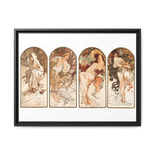 Alphonse Maria Mucha's The Seasons (1897). Famous Art Nouveau artwork - NOMADEN ART GALLERY