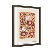 Impresión de plantilla con patrón floral Art Nouveau de estilo oriental