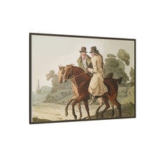 Illustration of farmers from The Costume of Yorkshire (1814) by George Walker