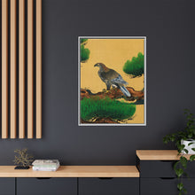 Pine and Eagle, a traditional portrait of a charismatic Japanese eagle by Kano Tanyu (1602-1674)