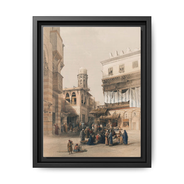 Bazaar of the coppersmiths Cairo illustration by David Roberts (1796–1864) - NOMADEN ART GALLERY