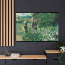 Recogiendo flores (1875) de Pierre-Auguste Renoir 