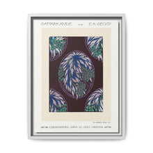 Fruit tree pattern Art Nouveau pochoir print in oriental style. Original from our own 1914 edition of Samarkande - NOMADEN ART GALLERY