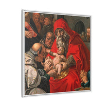 The circumcision of Christ. Oil painting after Hendrik Goltzius