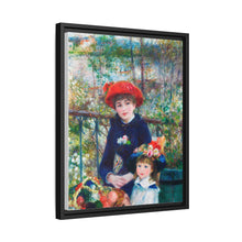 Dos hermanas (en la terraza) (1881) de Pierre-Auguste Renoir 