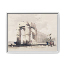 Luxor in upper of Egypt illustration by David Roberts (1796–1864). - NOMADEN ART GALLERY