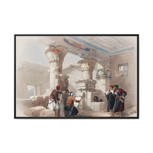 Deir el Medina (Dayr al Madinah) is an ancient Egyptian village which was home to the artisans who worked on the tombs in the Valley of the Kings illustration by David Roberts - NOMADEN ART GALLERY