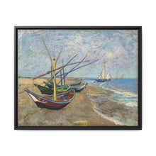 Vincent van Gogh's Fishing Boats on the Beach at Saintes-Maries (1888) - NOMADEN ART GALLERY