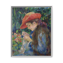 Marie-Thérèse Durand-Ruel Sewing (1882) by Pierre Auguste Renoir - NOMADEN ART GALLERY