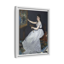 Retrato de Eva Gonzalés en el taller Manets (1870) de Edouard Manet