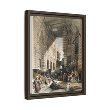 Bazaar of the silk mercers, Cairo illustration by David Roberts (1796–1864)