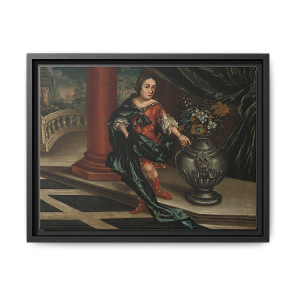 Young Man on a Terrace (c. 1730) by American 18th Century - NOMADEN ART GALLERY