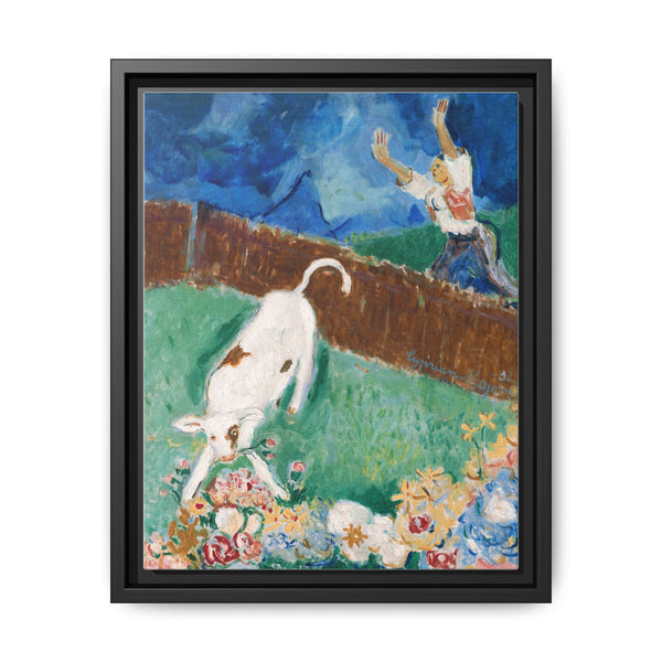 Calf (1932) vintage animal illustration by Cyprián Majerník. - NOMADEN ART GALLERY
