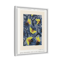 Butterfly pochoir pattern in Art Nouveau oriental style