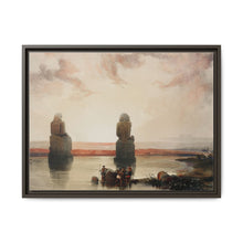 Statues of Memnon at Thebes during the inundation illustration by David Roberts (1796–1864) - NOMADEN ART GALLERY