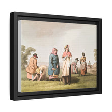 Illustration of riding the stang from The Costume of Yorkshire (1814) by George Walker