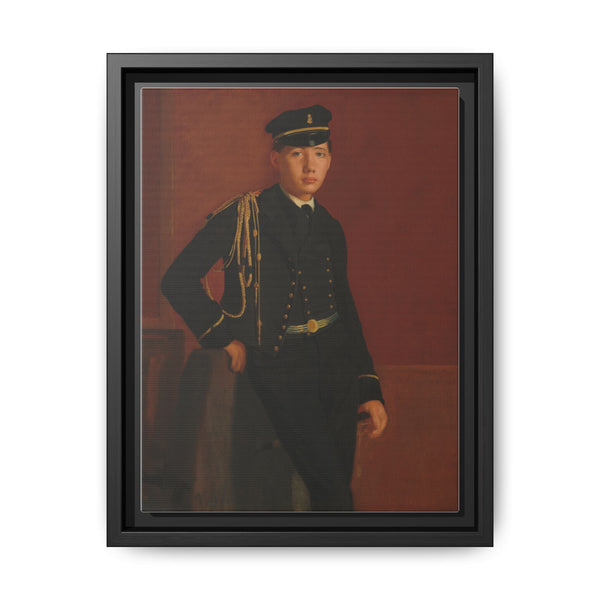 Achille De Gas in the Uniform of a Cadet (1856-1857) by Edgar Degas. - NOMADEN ART GALLERY
