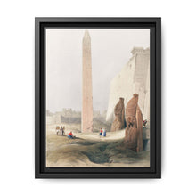 Luxor city on the east bank of the Nile River in southern Egypt illustration by David Roberts (1796–1864) - NOMADEN ART GALLERY