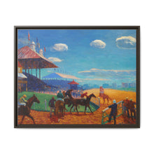 Race Track (1908–1909) vintage painting by William James Glackens - NOMADEN ART GALLERY