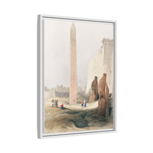 Luxor city on the east bank of the Nile River in southern Egypt illustration by David Roberts (1796–1864)