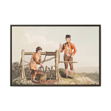 Illustration of the ruddle pit from The Costume of Yorkshire (1814) by George Walker - NOMADEN ART GALLERY