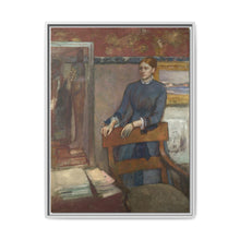 Hélène Rouart in her Father's Study (1886) by Edgar Degas - NOMADEN ART GALLERY