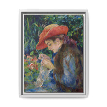 Marie-Thérèse Durand-Ruel Sewing (1882) by Pierre Auguste Renoir - NOMADEN ART GALLERY