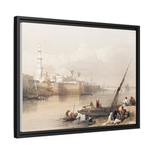 View on the Nile ferry to Gizeh illustration by David Roberts (1796–1864) - Decorative Wall Art