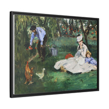 La familia Monet en su jardín de Argenteuil (1874) de Édouard Manet 