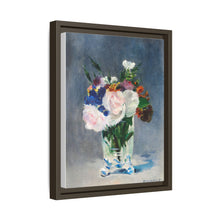 Flores en un jarrón de cristal (c.1882) de Edouard Manet.