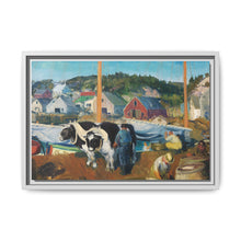 Ox Team, Wharf at Matinicus (1916) - NOMADEN ART GALLERY