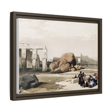 Fragment of the Great Colossi at the Memnonium Thebes illustration by David Roberts (1796–1864)