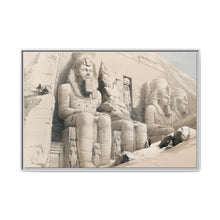 The Great Temple of Aboo Simble Nubia illustration by David Roberts (1796–1864) - NOMADEN ART GALLERY