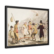 Illustration of the fool plough from The Costume of Yorkshire (1814) by George Walker