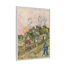 Houses and Figure by Vincent van Gogh - NOMADEN ART GALLERY