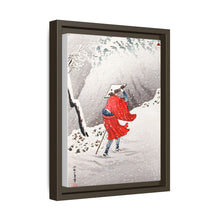 Snowy Evening on a Mountain Path print in high resolution by Hiroaki Takahashi (1871–1945)