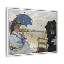 Claude Monet's The Beach at Trouville (1870) - NOMADEN ART GALLERY