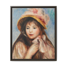Girl with Pink Bonnet (Jeune fille au chapeau rose) (1894) by Pierre-Auguste Renoir - NOMADEN ART GALLERY