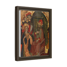 Saint Katherine of Alexandria before the Roman Emperor by Nicolás Solano