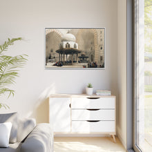 Mosque of Sultan Hassan Cairo illustration by David Roberts (1796–1864) - Framed Wall Art