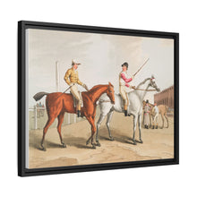 Illustration of jockies from The Costume of Yorkshire (1814) by George Walker