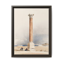 Pompey's Pillar Alexandria illustration by David Roberts (1796–1864). - NOMADEN ART GALLERY