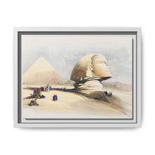 The Great Sphinx Pyramids of Gezeeh illustration bby David Roberts (1796–1864) - NOMADEN ART GALLERY