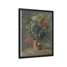Flores en un jarrón (c. 1866), cuadro de alta resolución de Pierre-Auguste Renoir 
