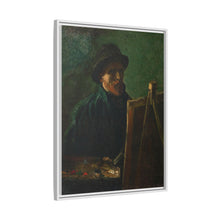 Vincent van Gogh's Self-Portrait with Dark Felt Hat at the Easel (1886) - NOMADEN ART GALLERY