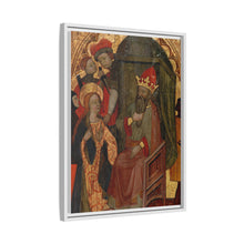 Saint Katherine of Alexandria before the Roman Emperor by Nicolás Solano